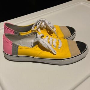 Pencil Shoes. Target brand (bought white, hand-painted to look like pencils)